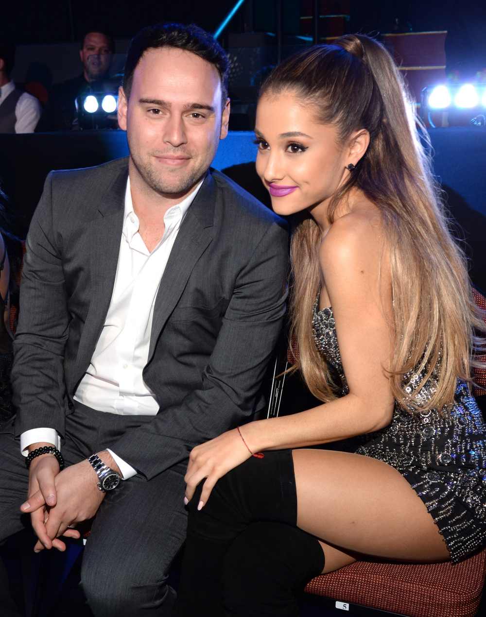 Ariana Grande and Scooter Braun