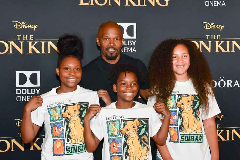 Jamie Foxx and More Bring Their Families to ‘The Lion King’ Premiere