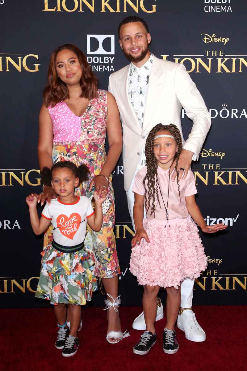 Stephen Curry Ayesha and More Bring Their Families to ‘The Lion King’ Premiere