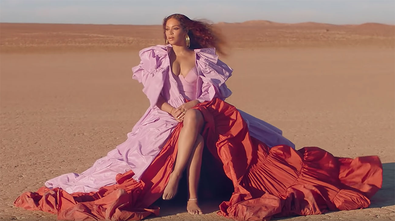Beyonce's "Spirit" Video Looks