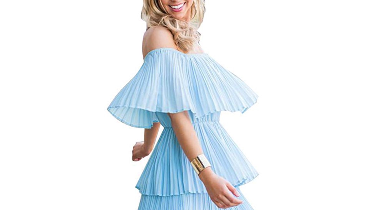 Blue dress