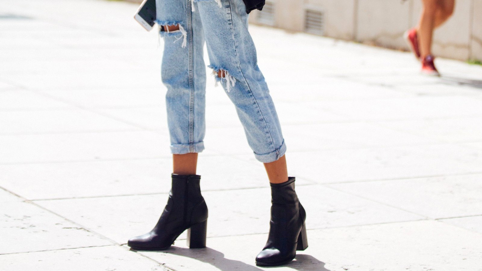 Booties with jeans