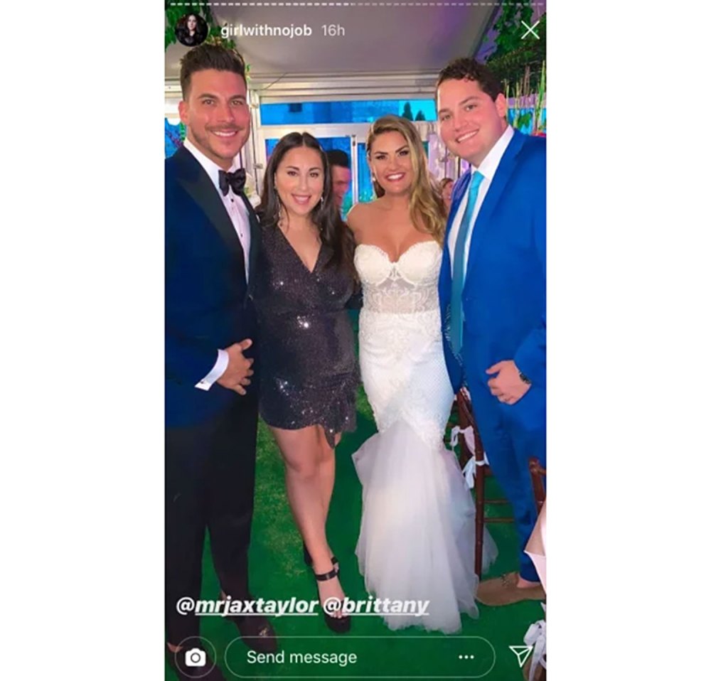 Brittany Cartwright Wedding Dress Instagram