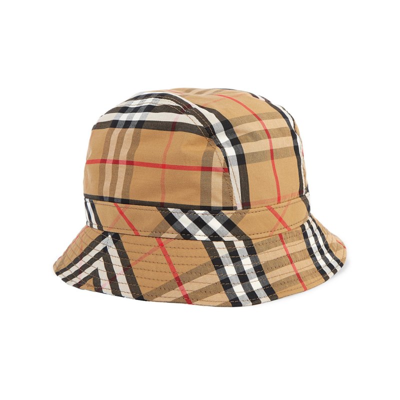 Burberry Checked Cotton-Canvas Bucket Hat