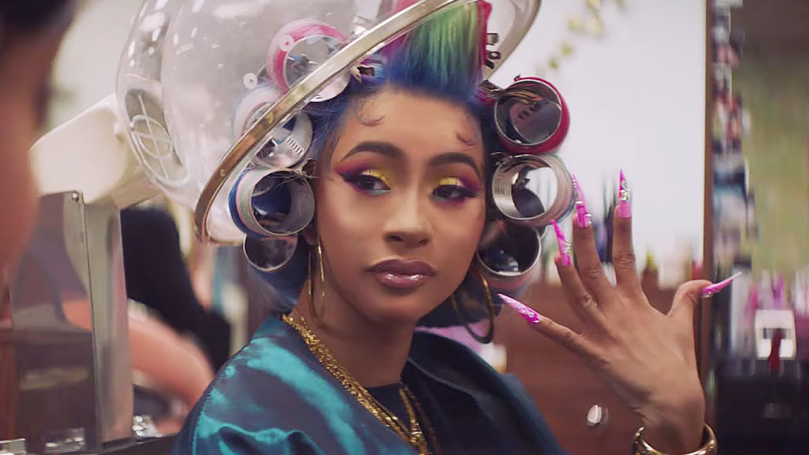 Cardi Nails in Reebok Commercial: Video