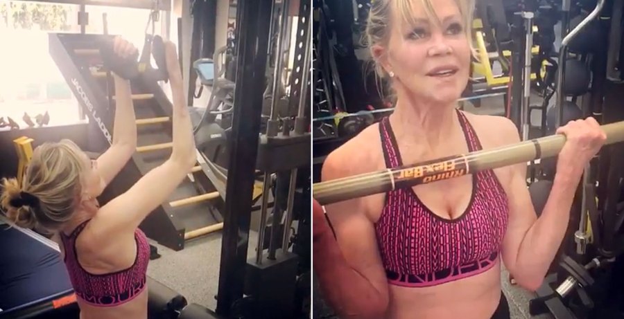 Celebs at the Gym Melanie Griffith