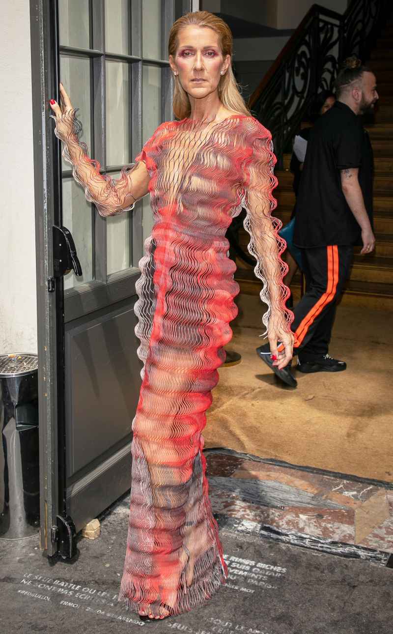 Celine Dion Ombre Dress July 01, 2019