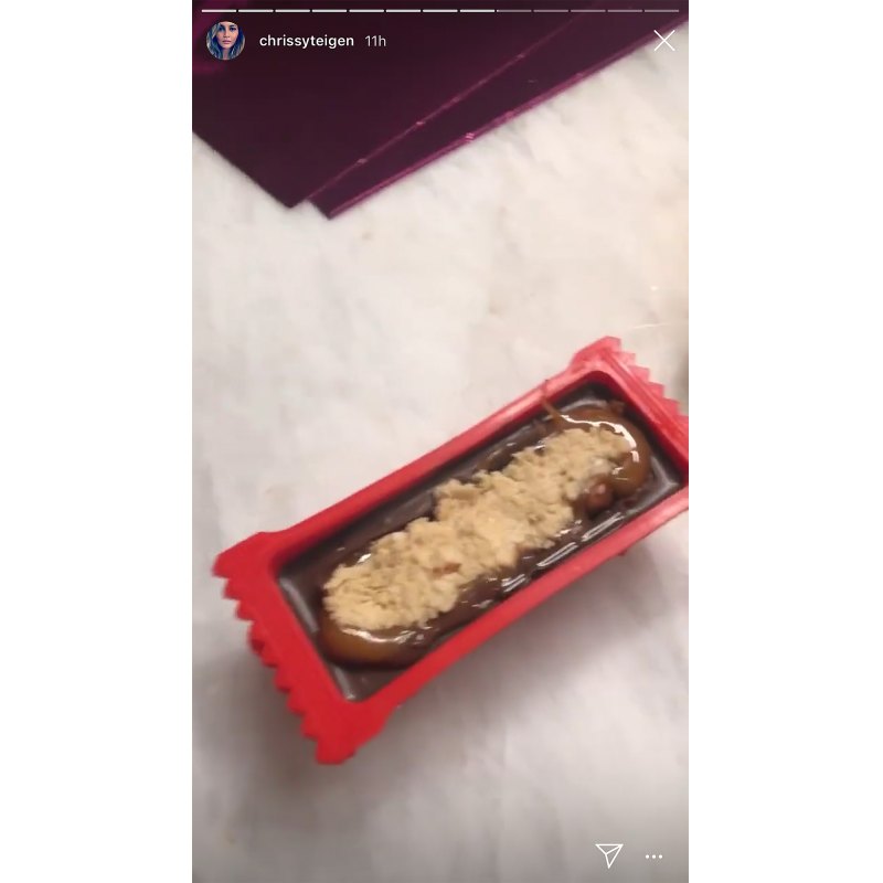 Chrissy Teigen, John Legend Make Chocolates With Daughter Luna