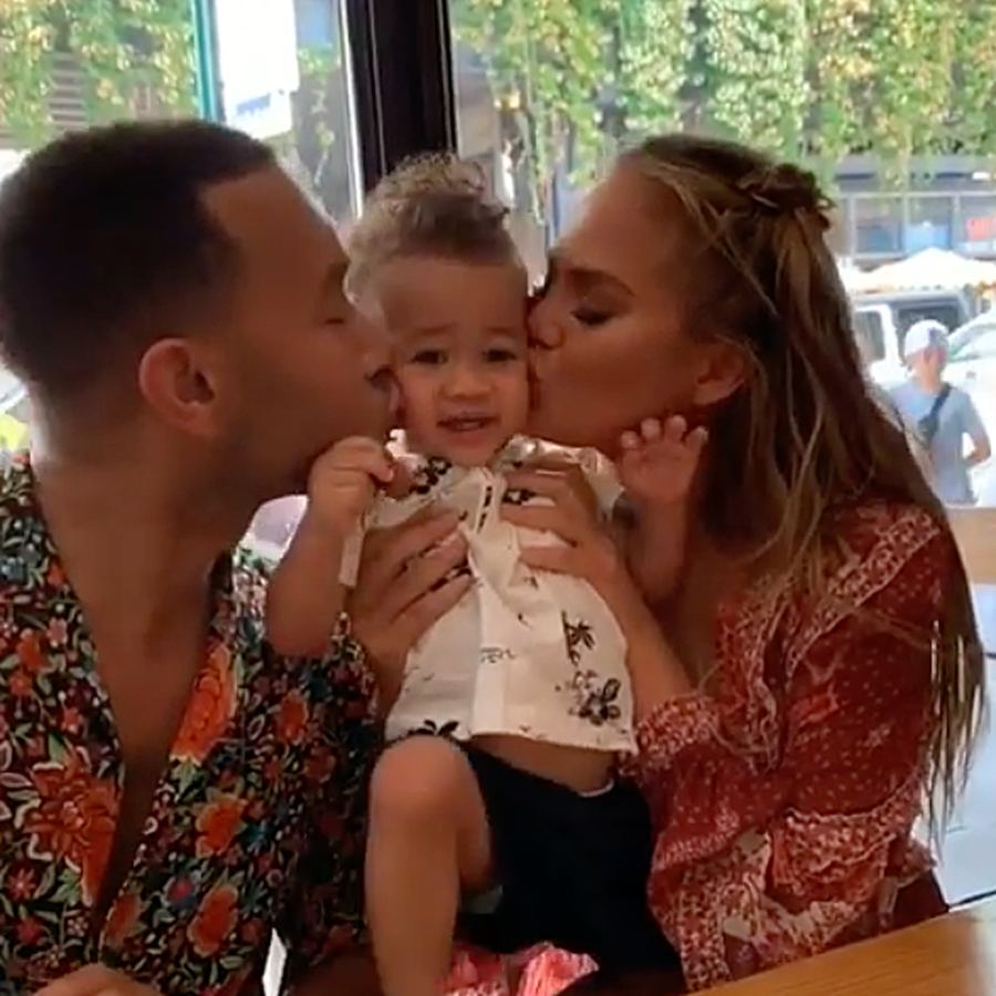 John Legend Chrissy Teigen Miles