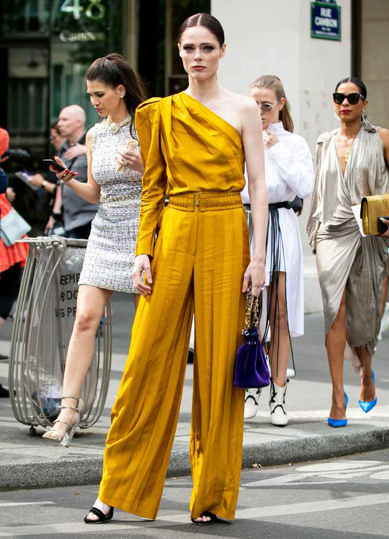 Coco Rocha Mustard Haute Couture Fashion Week
