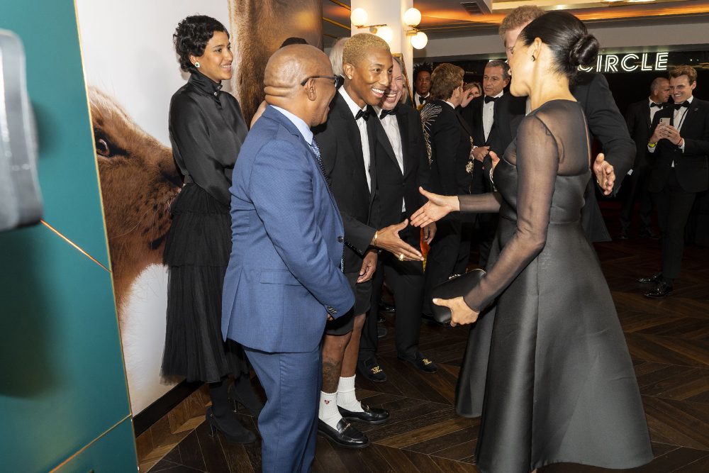 Duchess Meghan Prince Harry Pharrell Williams Praises Her Relationship