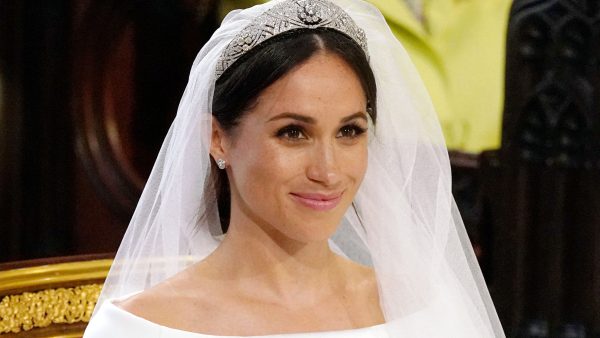 Duchess Meghan Wears Cartier Earrings From Wedding at Archie's Christening