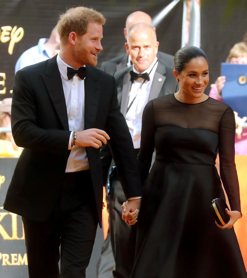 Duchess Meghan and Prince Harry Attend First Red Carpet Since Baby Archie for 'Lion King' Premiere: Pics