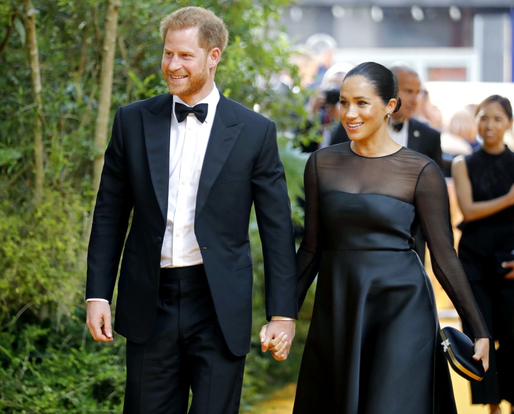 Duchess Meghan and Prince Harry Attend First Red Carpet Since Baby Archie for 'Lion King' Premiere: Pics