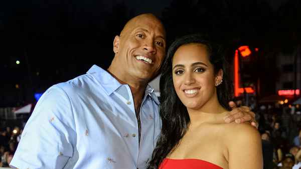 Dwayne Johnson and daughter Simone Johnson