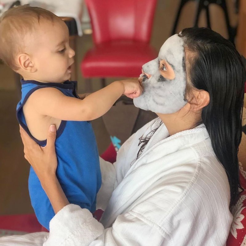 Eva Longoria Face Mask Instagram July 18, 2019