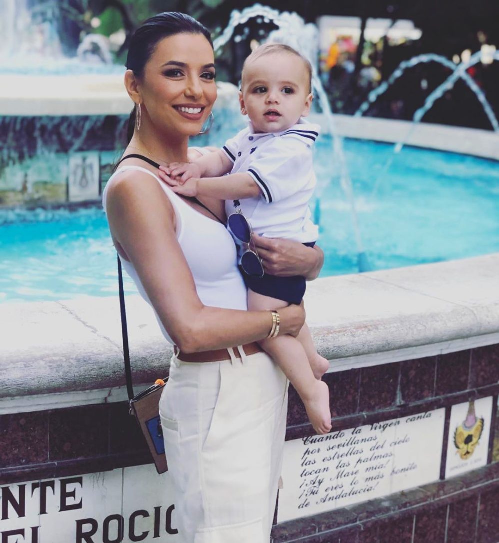 Eva Longoria Reflects On Year With Son Santiago
