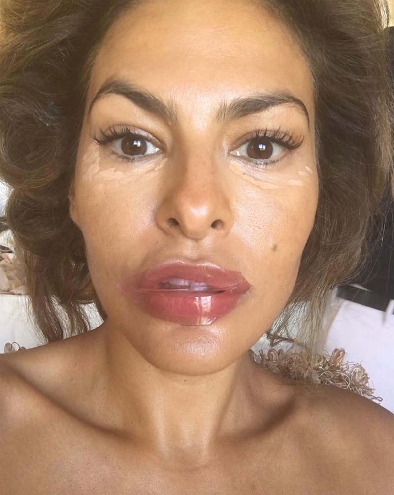 Eva Mendes Face Mask Instagram July 15, 2019