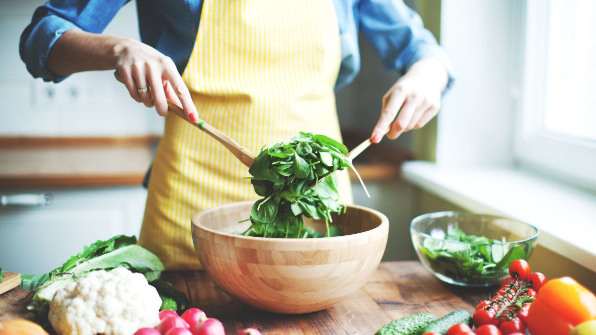 Woman cooking