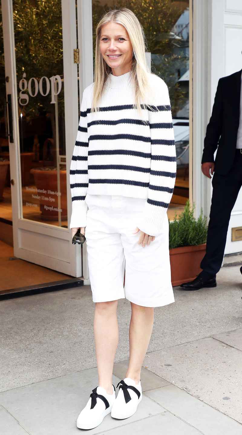 Gwyneth Paltrow Striped Sweater 4th of July Style