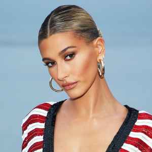 Hailey Bieber Striped Shirtdress June 6, 2019