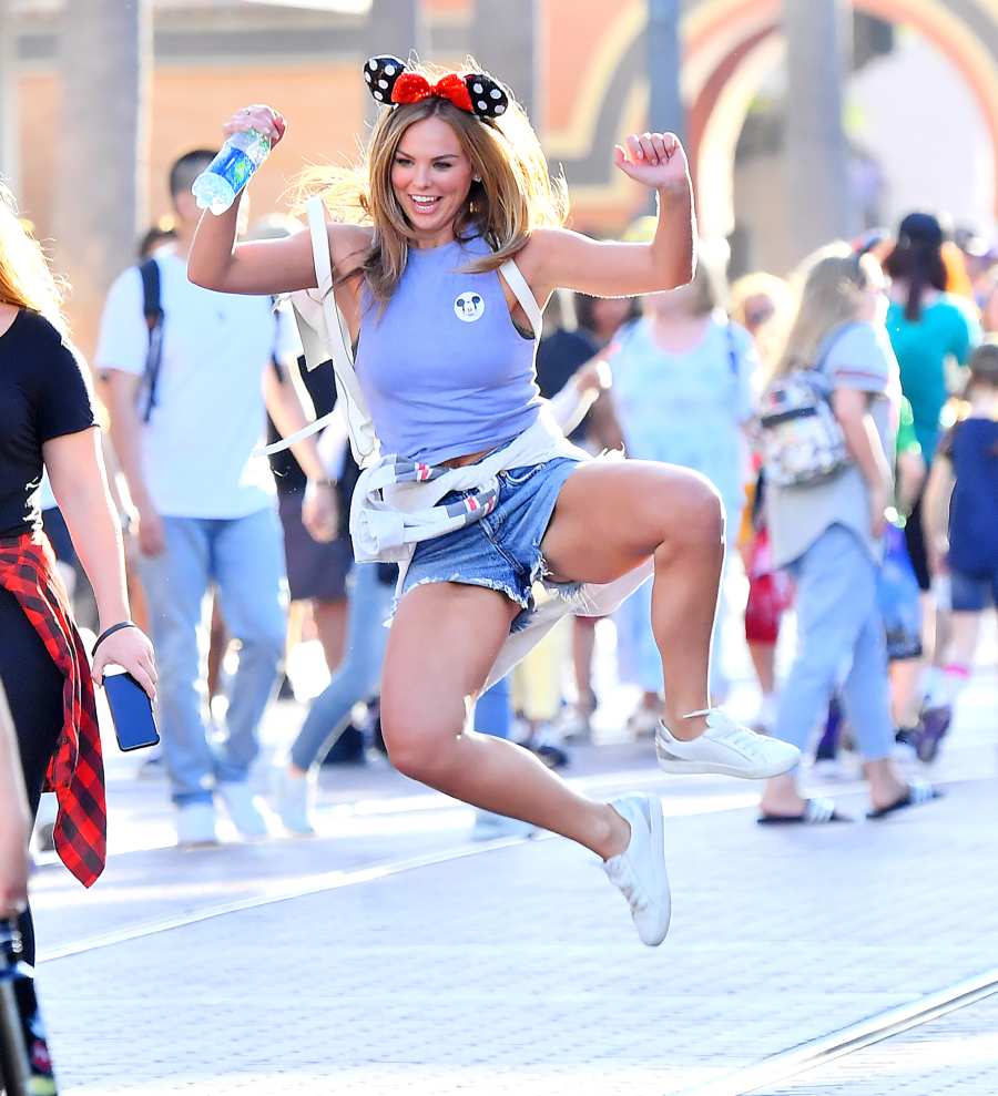 Hannah Brown Enjoys Disneyland