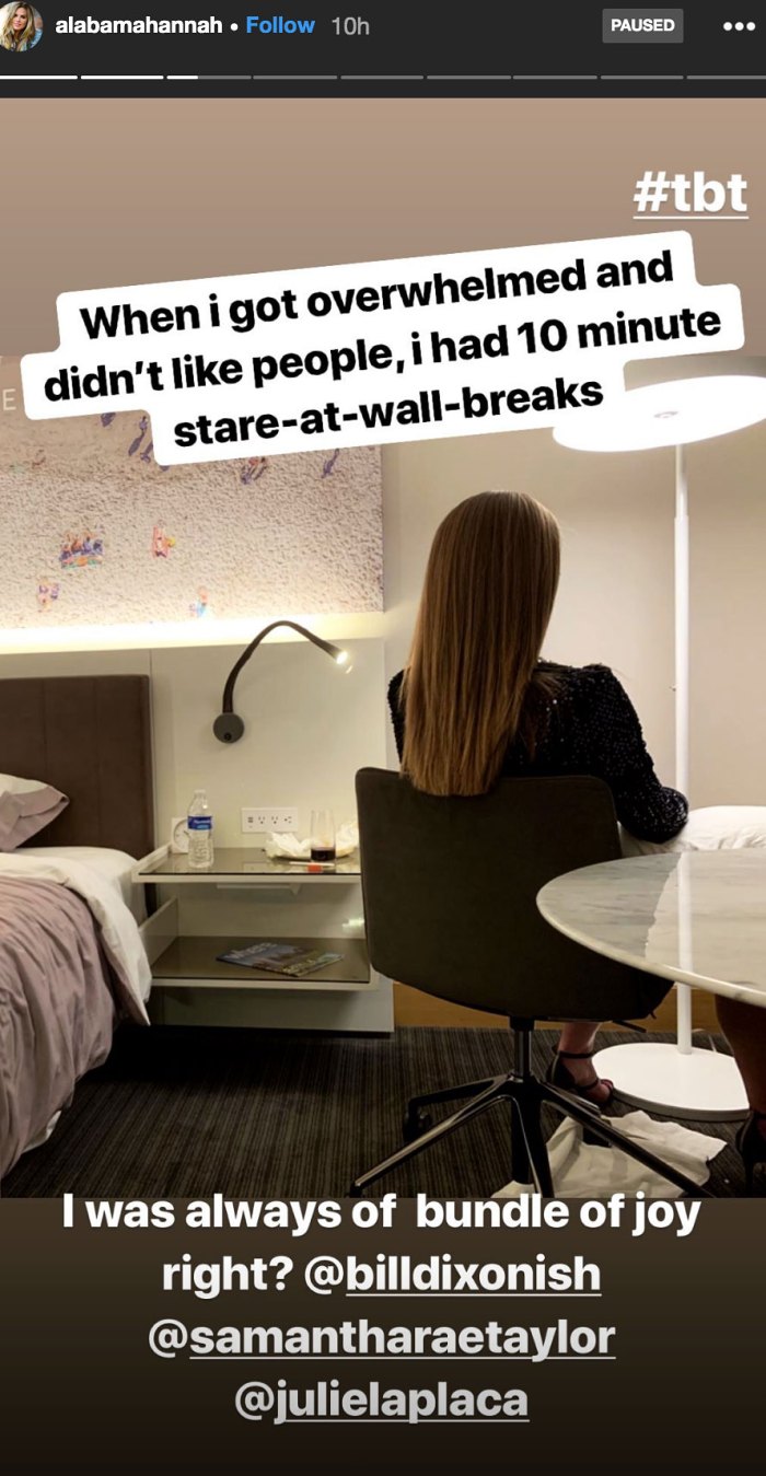 Hannah Brown Stares At Walls