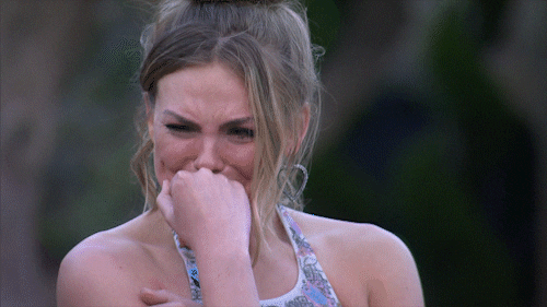 Hannah Brown The Bachelorette crying