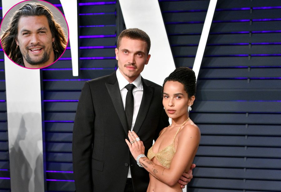 Jason Momoa Karl Glusman and Zoe Kravitz