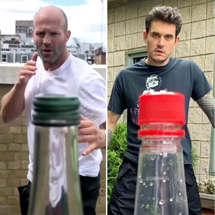 Jason-Statham,-John-Mayer-Bottle-Cap-Challenge