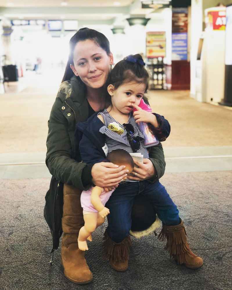 Jenelle Evans and Ensley Jenelle Evans and David Eason Call 911 After Hearing Daughter Ensley Screaming