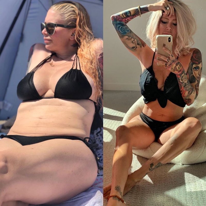 Jenna Jameson Before and After Instagram Bikini