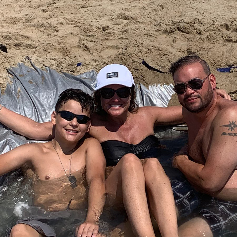 Jon Gosselin Beach with Son and Colleen Conrad
