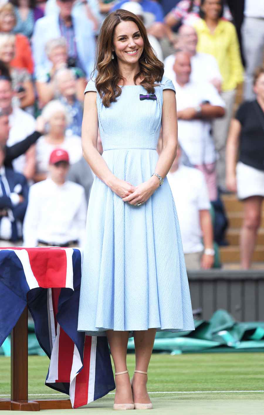 Kate Middleton Pale Blue Dress July 14, 2019