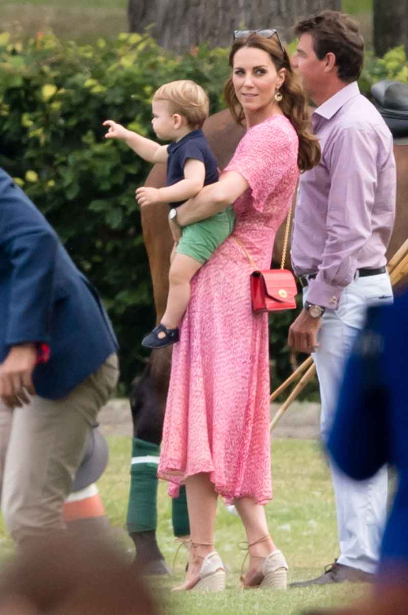 Prince William and Duchess Kate’s Sweetest Moments With Their Kids Prince Louis charity polo match in July 2019