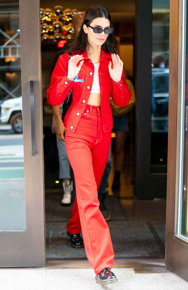 Kendall Jenner Red Outfit 4th of July Style