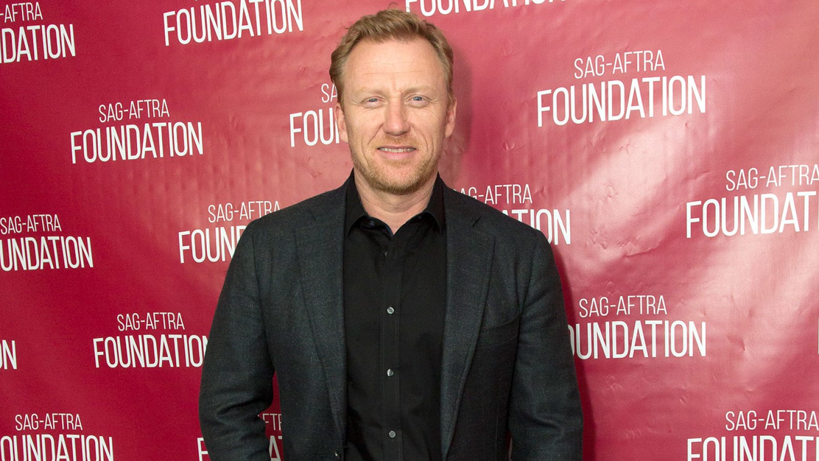 Kevin McKidd Wearing Blue Jeans and Boots and Wife Arielle Goldrath Give Birth