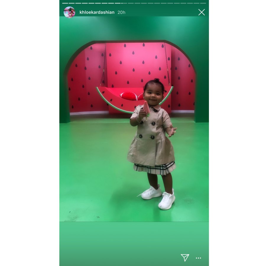 Khloe Kardashian True Thompson World of Fruit Museum