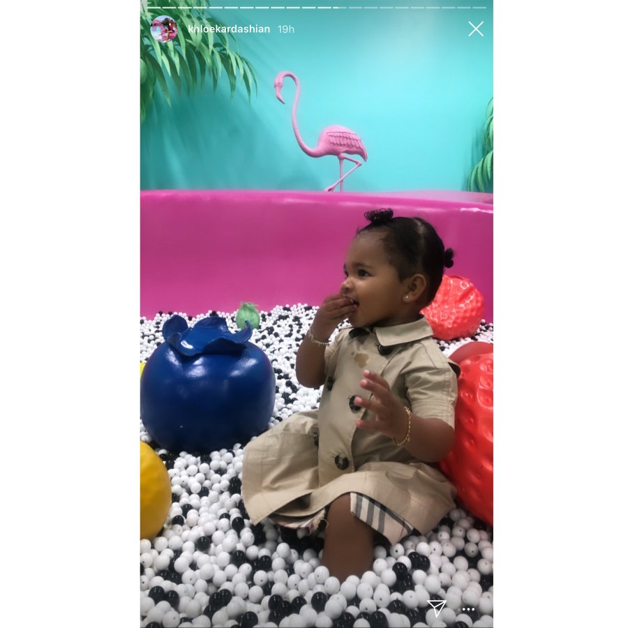 Khloe Kardashian True Thompson World of Fruit Museum