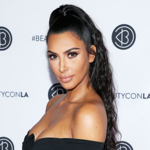 Kim Kardashian West Black Dress