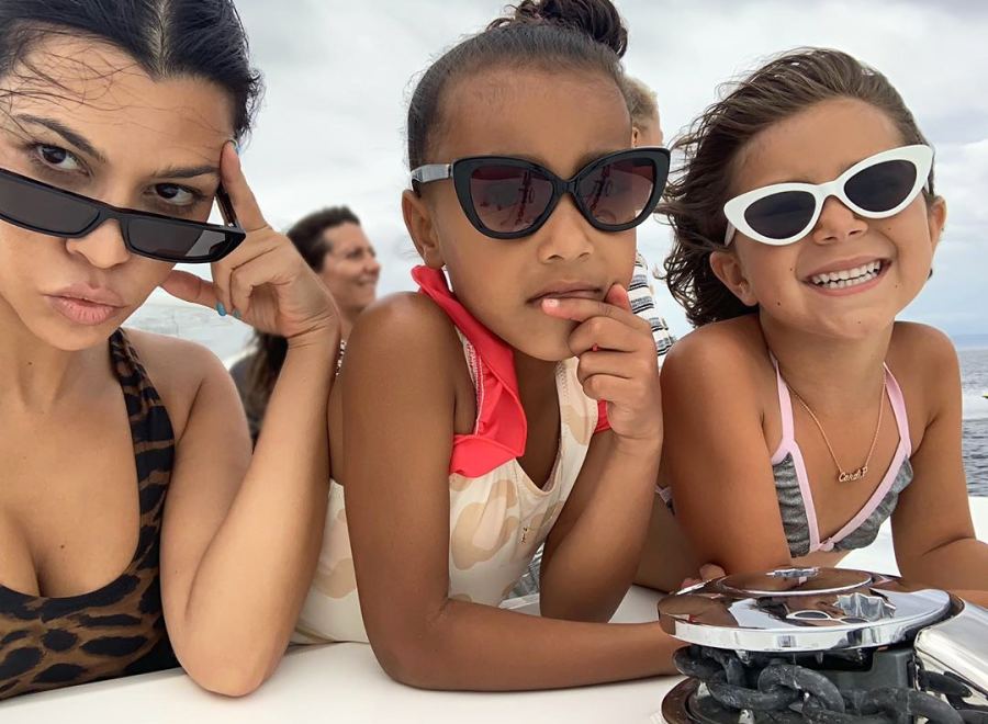 Kourtney Kardashian Penelope Disick North West Sunnies