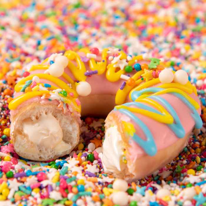 Krispy Kreme Will Celebrate 82nd Birthday With Cake Batter-Filled Doughnuts