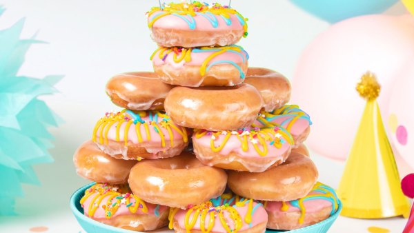 Krispy Kreme Will Celebrate 82nd Birthday With Cake Batter-Filled Doughnuts