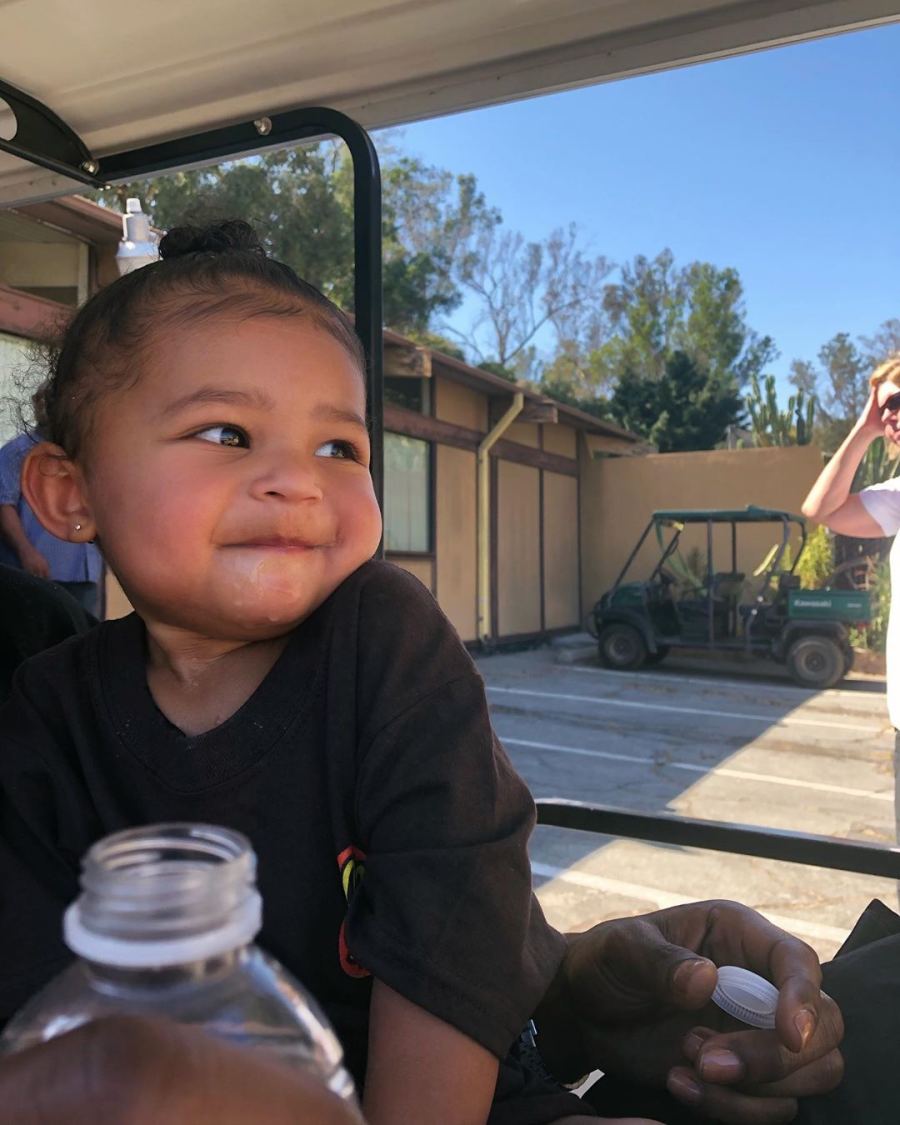 Kylie Jenner and Travis Scott Take Daughter Stormi On Adventure