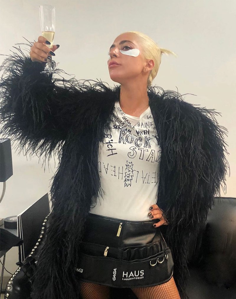 Lady Gaga Face Mask Instagram July 15, 2019