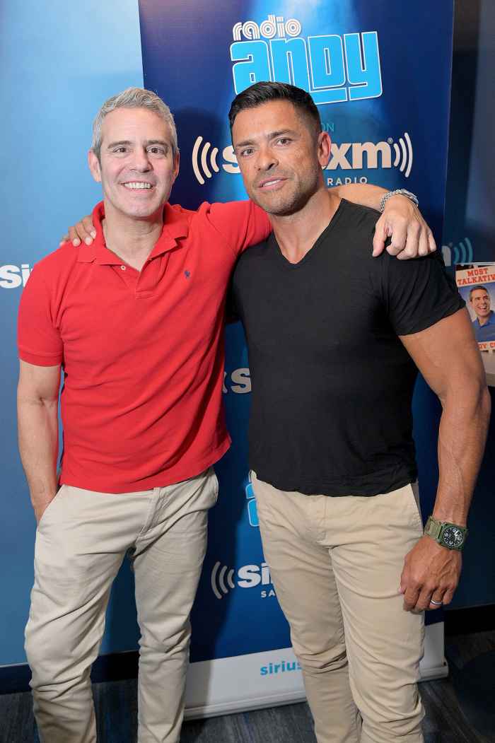Andy Cohen and Mark Consuelos Radio Andy Show