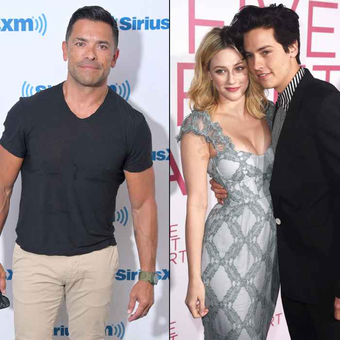 Mark Consuelos Lili Reinhart and Cole Sprouse