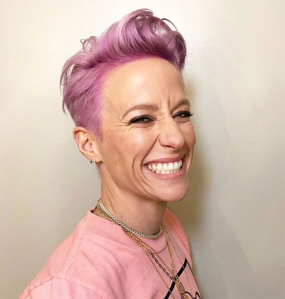 Megan Rapinoe Pink Hair Instagram July 13, 2019
