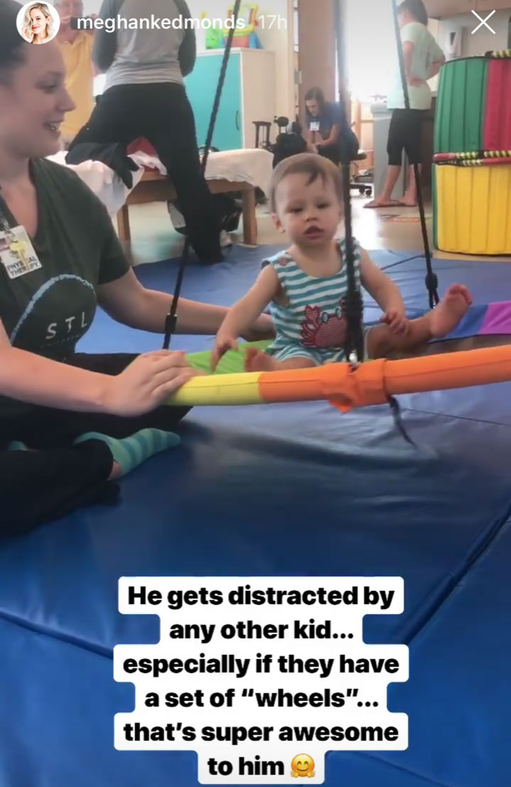 Meghan King Edmonds Shares Videos of Son Hart at Physical Therapy After Brain Diagnosis