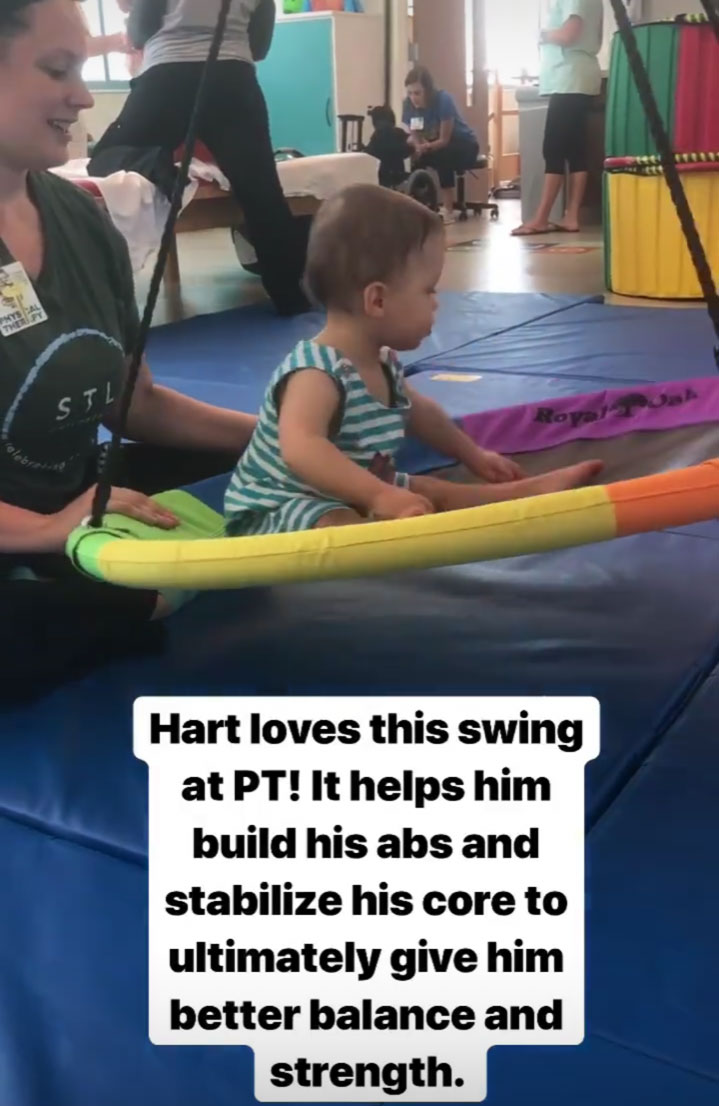 Meghan King Edmonds Shares Videos of Son Hart at Physical Therapy After Brain Diagnosis